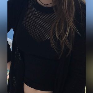 Express Mesh Crop Top